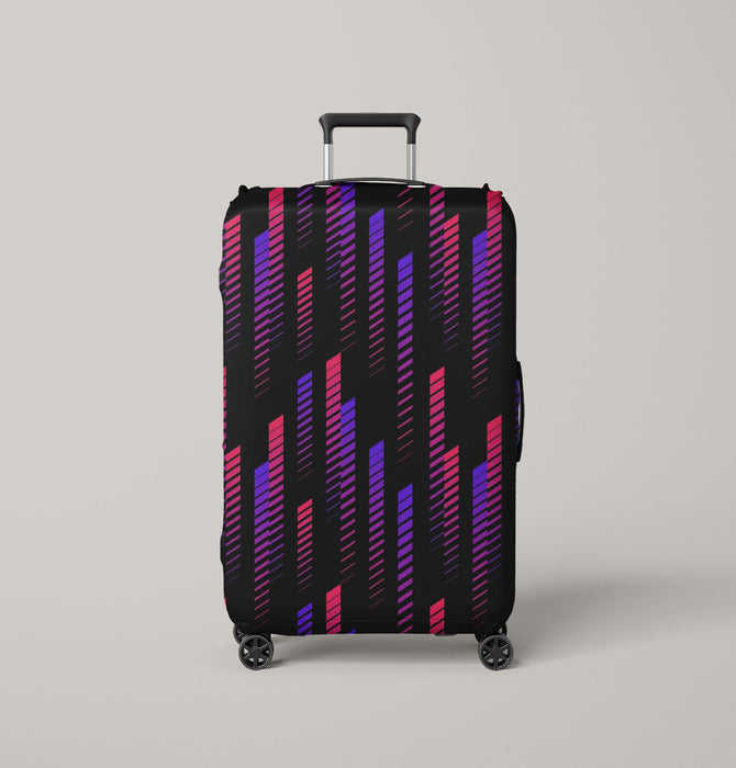 repetition vaporwave square Luggage Cover | suitcase