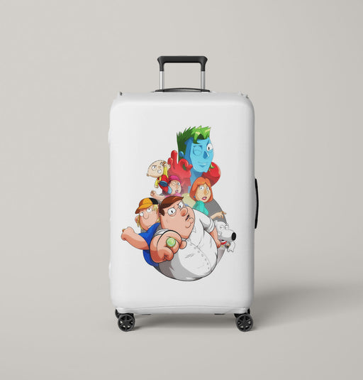 ready to fight family guy Luggage Covers | Suitcase