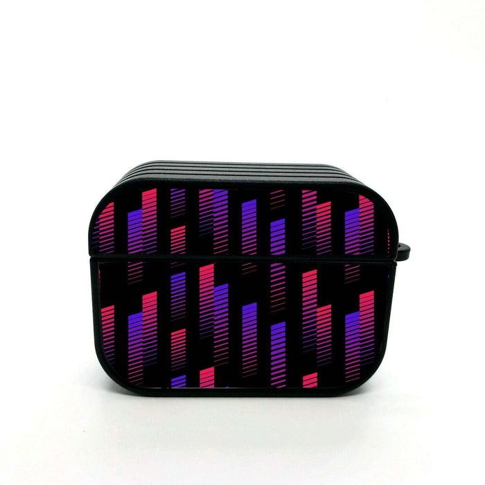 repetition vaporwave square airpods case