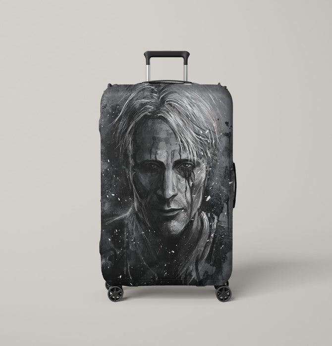 sadness mads mikkelsen game hideo kojima Luggage Covers | Suitcase