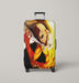 saitama badass get angry Luggage Covers | Suitcase