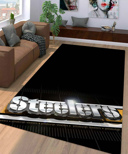 real steelers pittsburgh arena line Living room carpet rugs