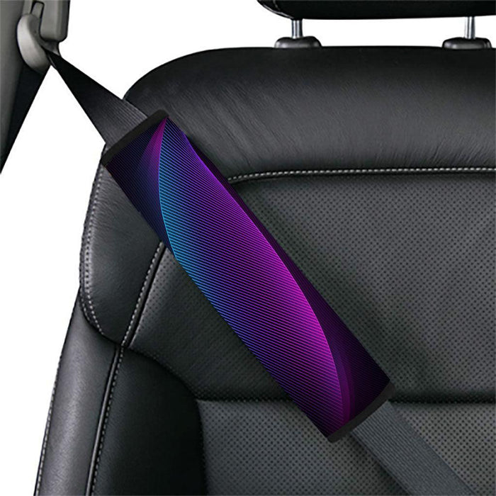 retro pattern neon light Car seat belt cover