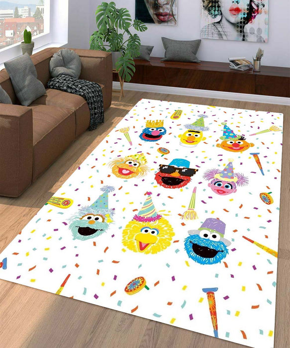 sesame street character Living room carpet rugs