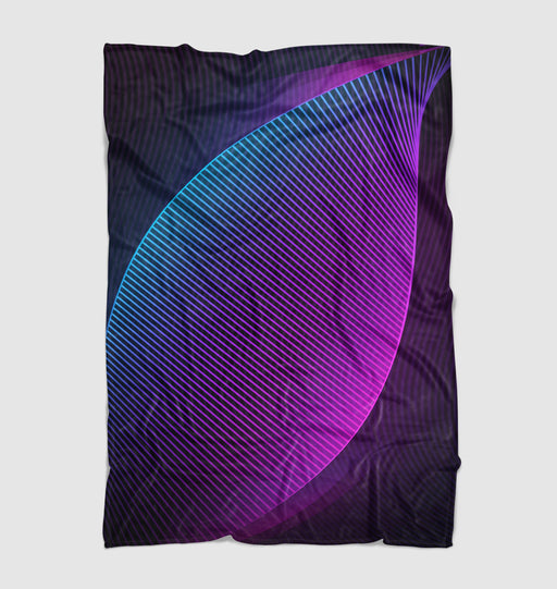 retro pattern neon light Ultra soft fleece blanket