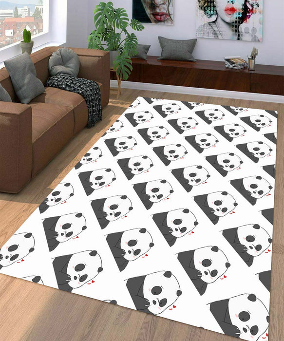 shy pattern panda Living room carpet rugs