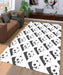 shy pattern panda Living room carpet rugs