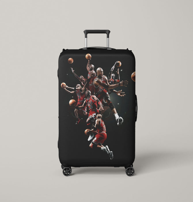 red bulls player powerful nba Luggage Covers | Suitcase