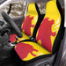 roar the lion king silhouette Car Seat Covers