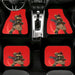 red crown and bloodhound Car floor mats Universal fit