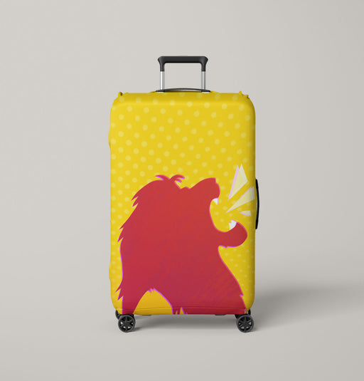 roar the lion king silhouette Luggage Cover | suitcase