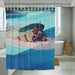 skateboard brand shower curtains