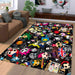 rock music and punk chibi Living room carpet rugs