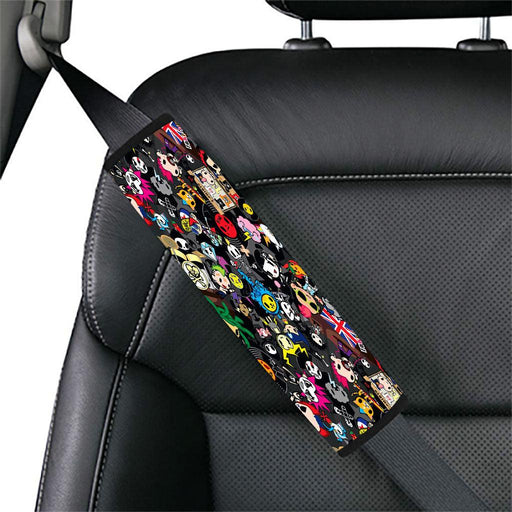 rock music and punk chibi Car seat belt cover