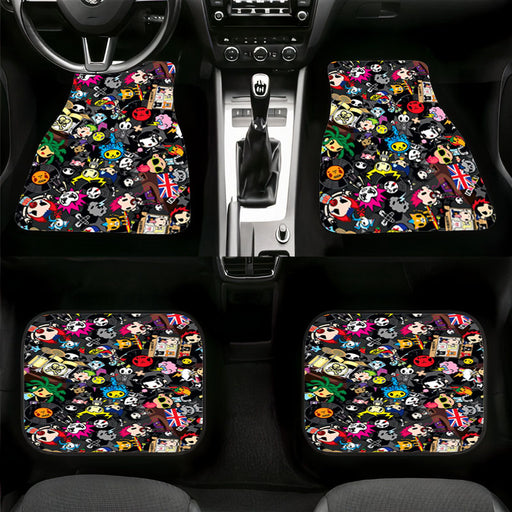 rock music and punk chibi Car floor mats Universal fit