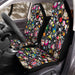 rock music and punk chibi Car Seat Covers