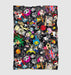 rock music and punk chibi Ultra soft fleece blanket