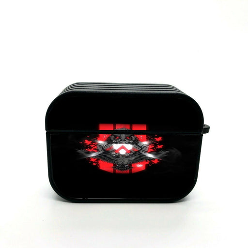 red light bloodhound airpod case