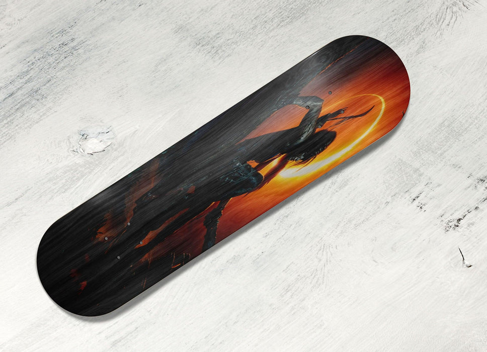 red moon lara croft still survive tomb raider Skateboard decks