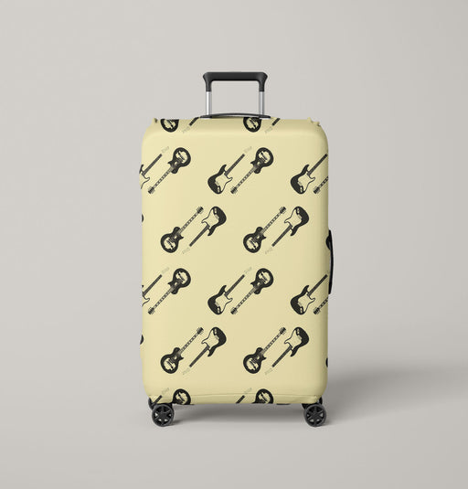 rockstar guitars electric pattern Luggage Cover | suitcase