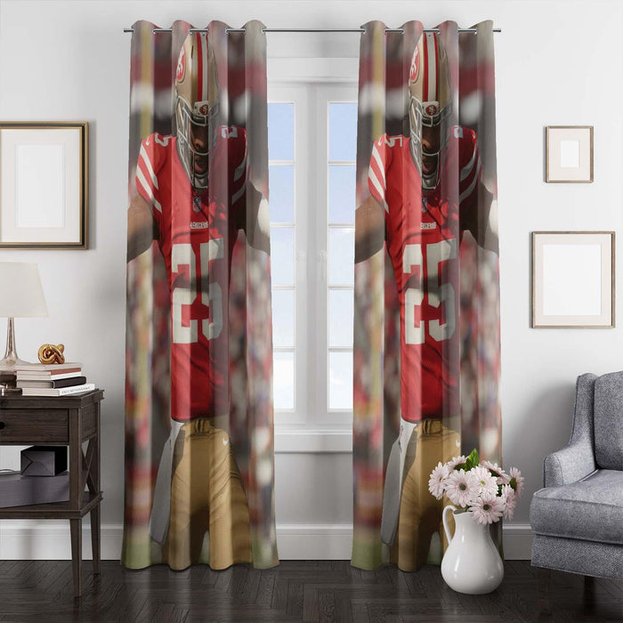 red power nfl energy window Curtain