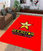 red rockstar energy drink Living room carpet rugs