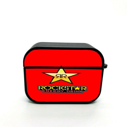 red rockstar energy drink airpod case