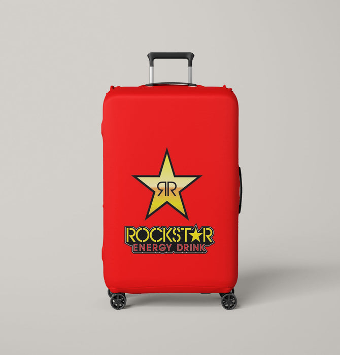 red rockstar energy drink Luggage Covers | Suitcase