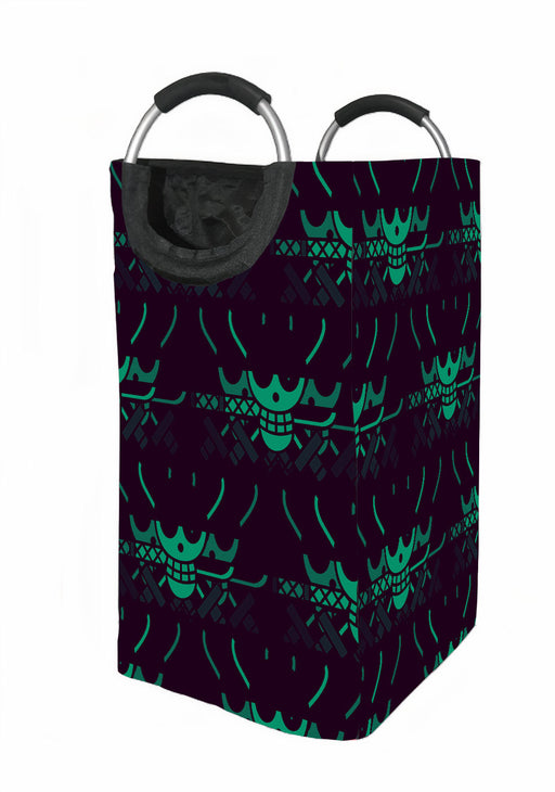 roronoa zoro one piece flag Laundry Hamper | Laundry Basket