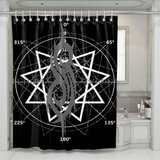 slipknot iconic shower curtains