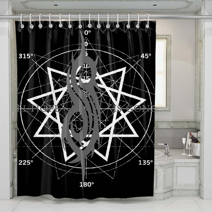 slipknot iconic shower curtains