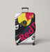 redbull helmet racing Luggage Covers | Suitcase