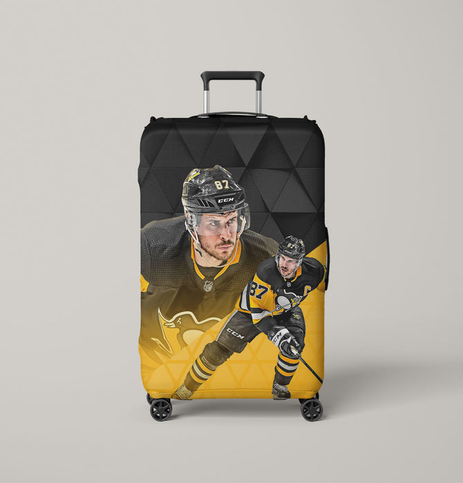 serious sidney crosby nhl Luggage Covers | Suitcase