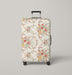 roses sunflower pattern floral Luggage Cover | suitcase