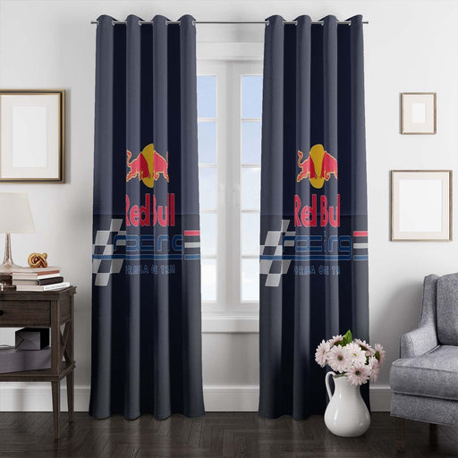 redbull racing brand window Curtain