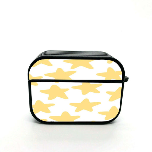 rounded golden stars airpods case