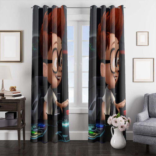 smart character disney window curtains