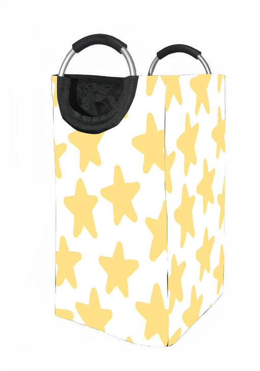 rounded golden stars Laundry Hamper | Laundry Basket