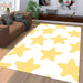 rounded golden stars Living room carpet rugs