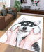 smile dog Living room carpet rugs