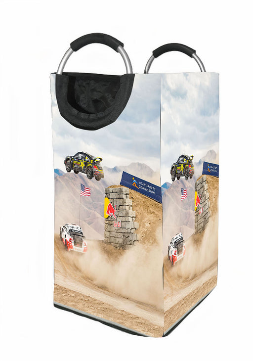 redbull x games car racing Laundry Hamper | Laundry Basket