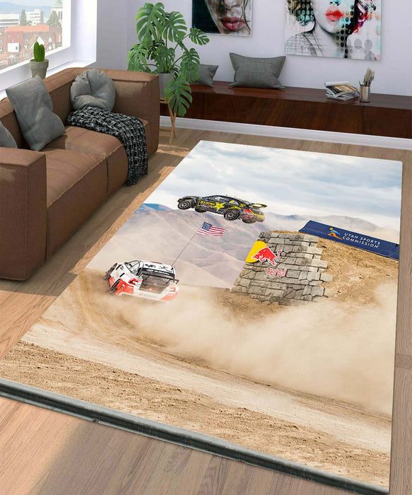 redbull x games car racing Living room carpet rugs