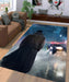 smoke futuristic blade runner 2049 Living room carpet rugs