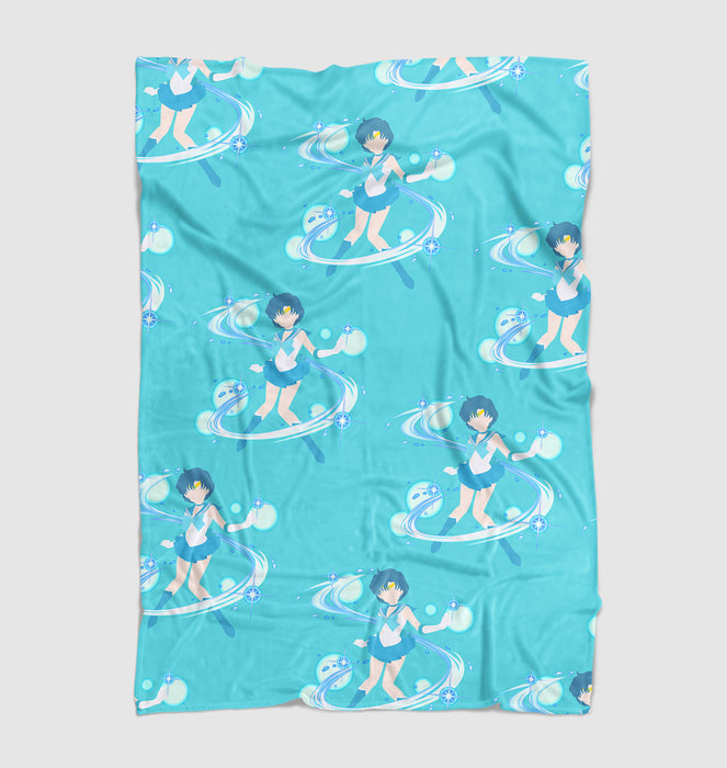 sailor mercury ami sleeveless Ultra soft fleece blanket