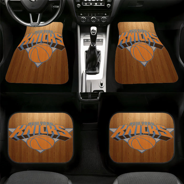 retro new york knicks logo Car floor mats Universal fit