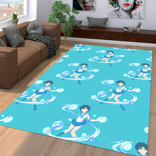 sailor mercury ami sleeveless Living room carpet rugs