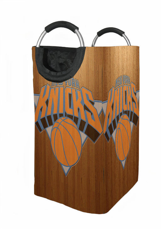 retro new york knicks logo Laundry Hamper | Laundry Basket