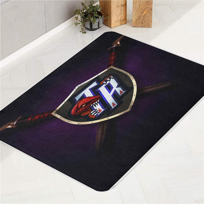 shield toronto raptors and weapon bath rugs