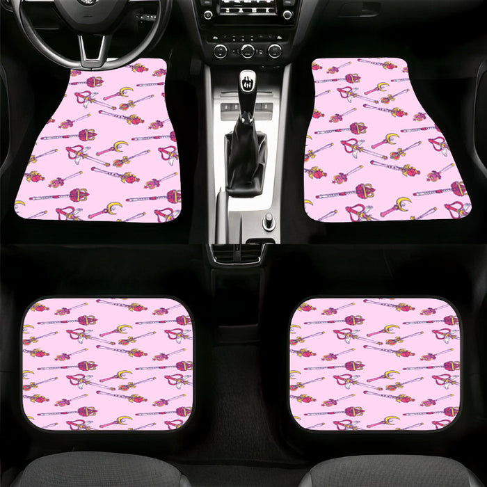 sailor moon magic wand Car floor mats Universal fit