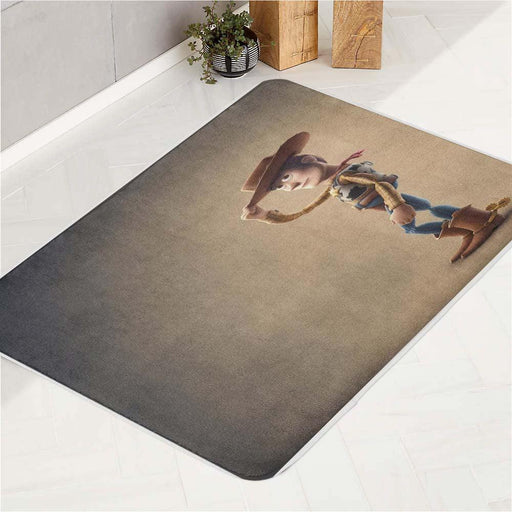 retro of woody the cowboys bath rugs